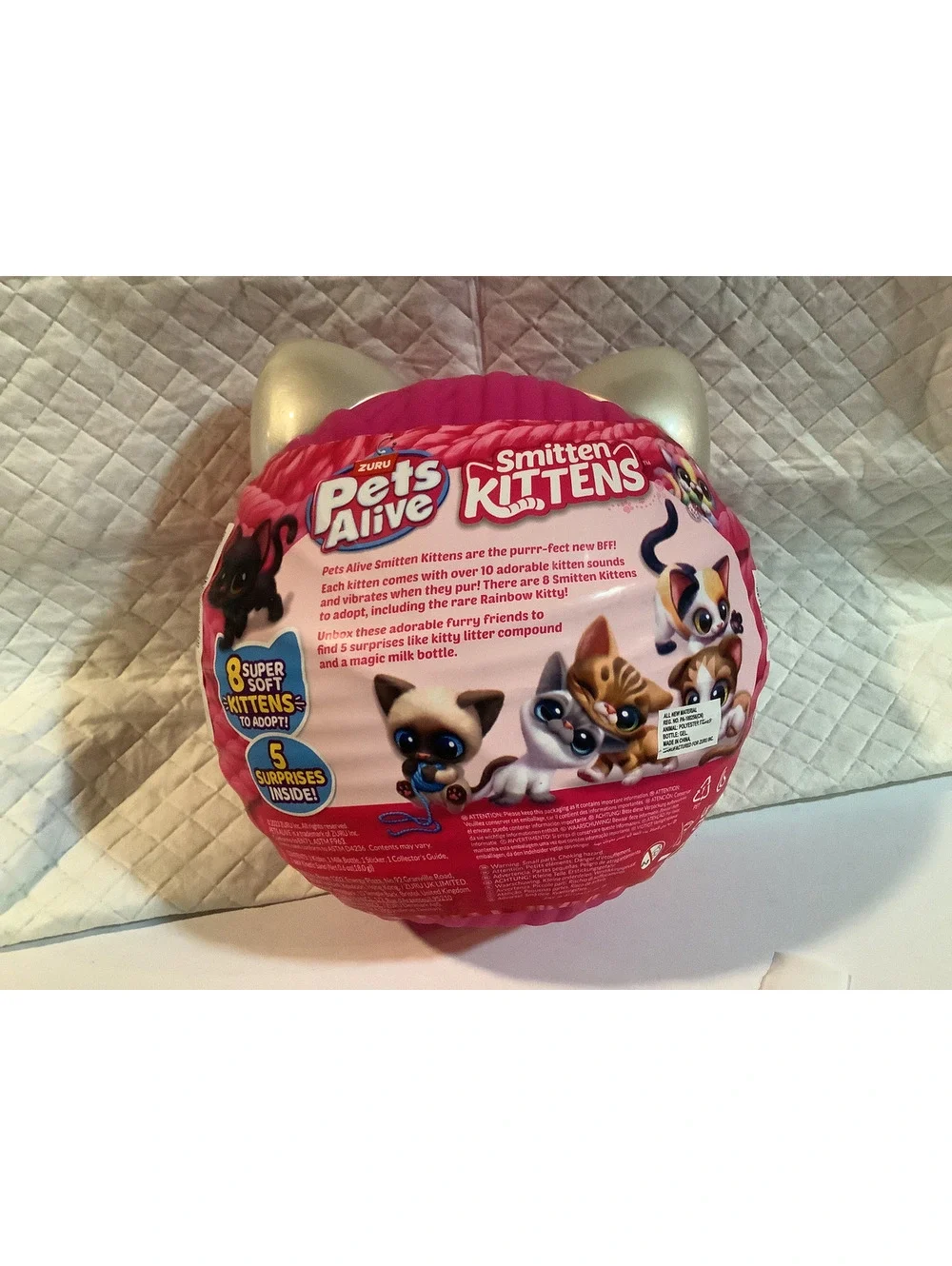 Zuru Pets Alive Smitten Kittens Interactive Plush Toy